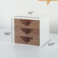 Desktop Solid Wood Drawers Storage Cabinet - 3 drawers - image 15
