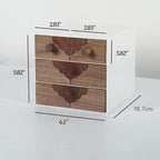 Desktop Solid Wood Drawers Storage Cabinet - 4 drawers - image 18