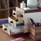 Desktop Solid Wood Drawers Storage Cabinet - image 13