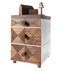 Black Walnut Solid Wood Desktop Drawers Storage Cabinet - image 2
