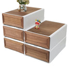 Black Walnut Solid Wood Finish Drawer Storage Box - image 1