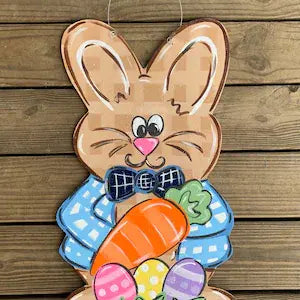 Easter Wooden Bunny Door Hanging Decor - image 7