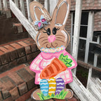 Easter Wooden Bunny Door Hanging Decor - image 4