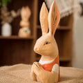 Easter Wood Carving Praying Bunny Ornament - Orange - 3.94"L x 2.95"W x 10.82"H - image 5