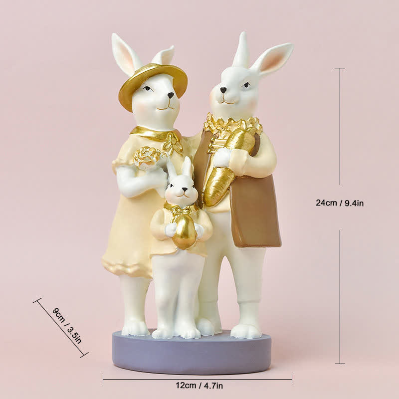 Easter Resin Bunny Candlestick Decorative Ornament - image 10