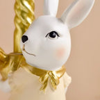 Easter Resin Bunny Candlestick Decorative Ornament - image 8