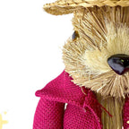 Retro Easter Straw Bunny Ornament - image 4