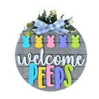 Easter Wooden Bunny Door Hanging Decor - image 1