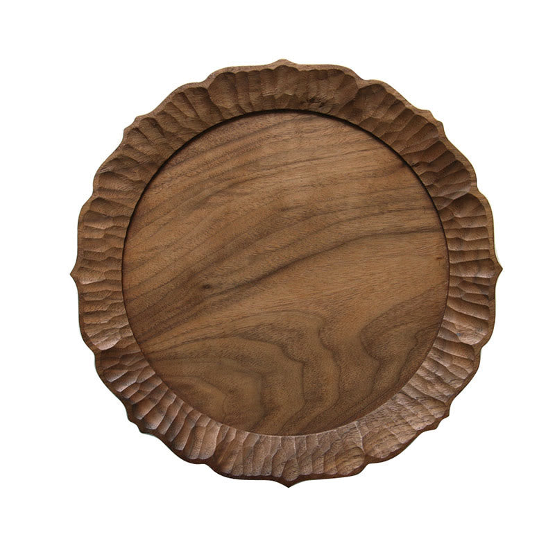 Solid Wood Carved Lace Tray - image 1