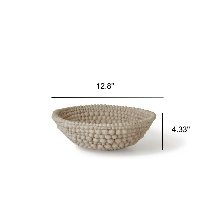 Beige Creative-designed Resin Tray