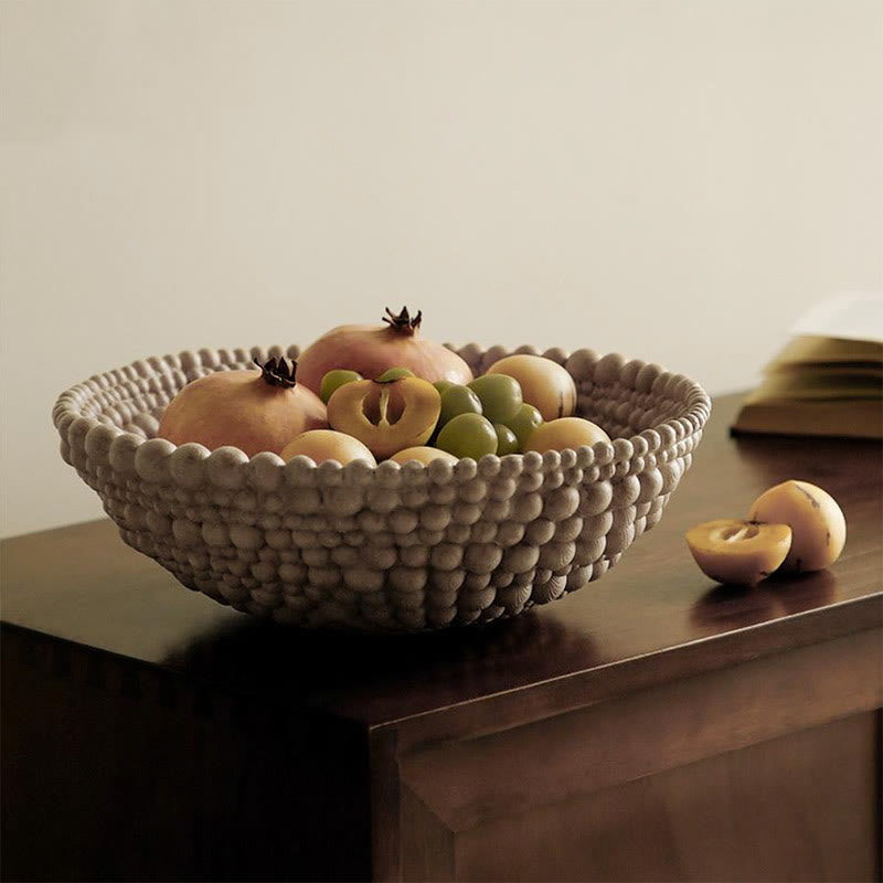 Beige Creative-designed Resin Tray