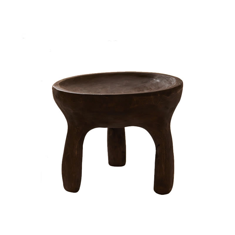 Solid Wood Triangular Bracket Storage Tray - image 1