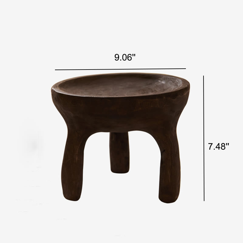 Solid Wood Triangular Bracket Storage Tray