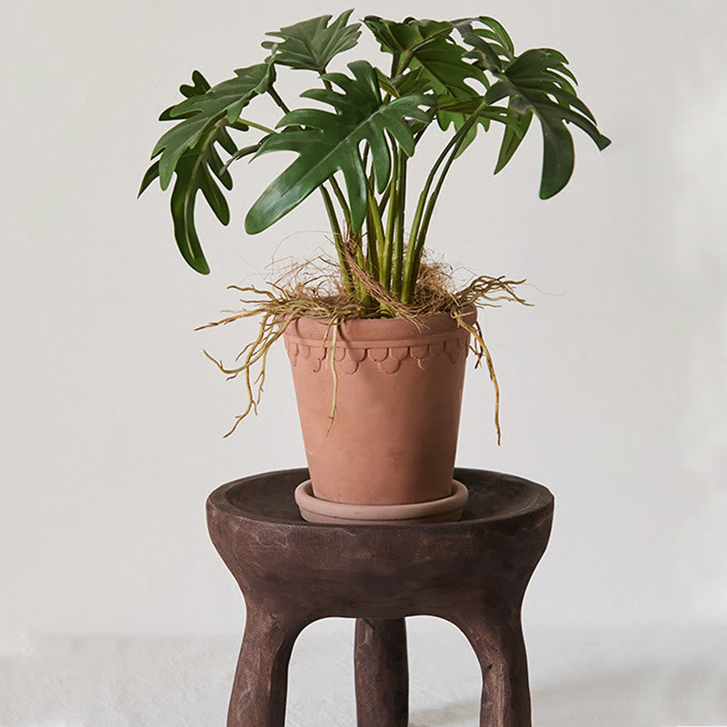 Solid Wood Triangular Bracket Storage Tray