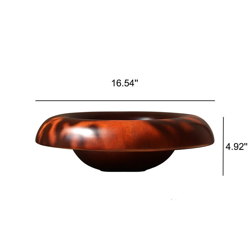 Retro Resin Storage Tray Fruit Bowl