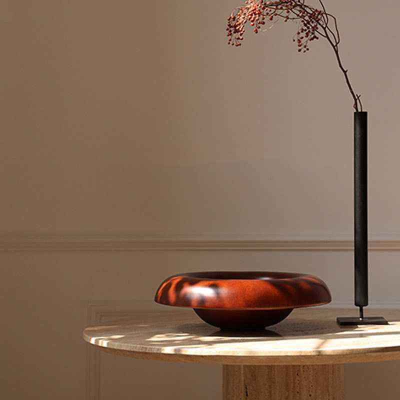 Retro Resin Storage Tray Fruit Bowl