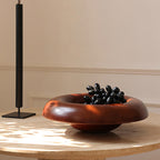 Retro Resin Storage Tray Fruit Bowl - Reddish-brown - image 0