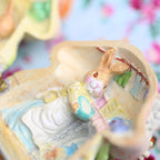 Easter Resin Bunny Mushroom House Ornament - image 6