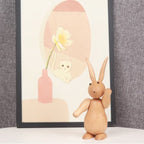 Easter Solid Wood Rabbit Home Decor Ornament - image 13