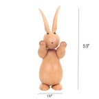 Easter Solid Wood Rabbit Home Decor Ornament - image 14