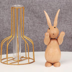 Easter Solid Wood Rabbit Home Decor Ornament - image 11