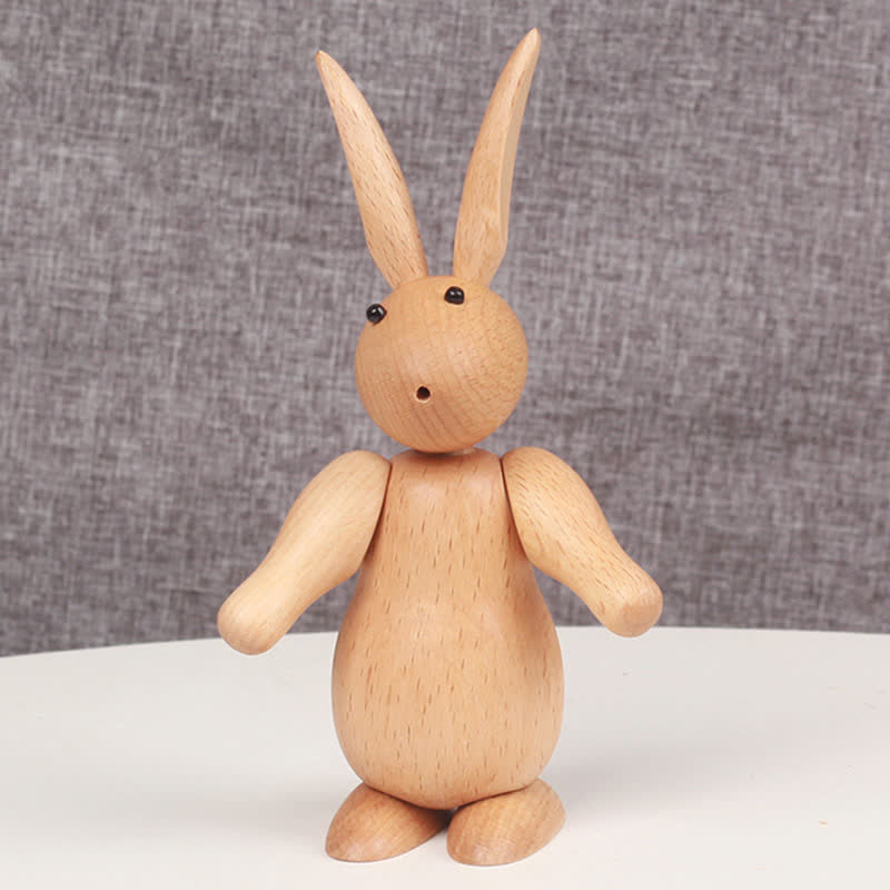 Easter Solid Wood Rabbit Home Decor Ornament - image 12