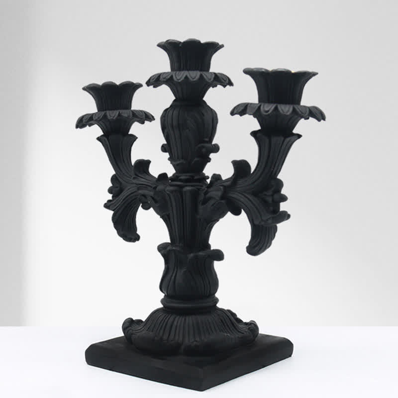 Retro Black Candlestick Ornament - image 3