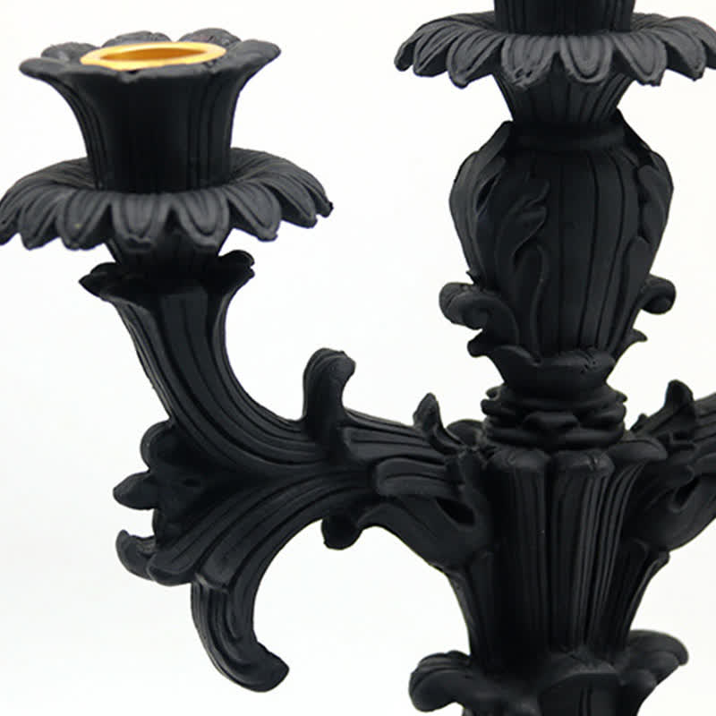 Retro Black Candlestick Ornament - image 5