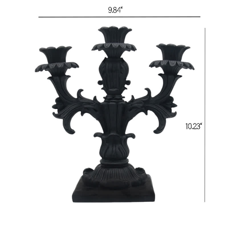 Retro Black Candlestick Ornament - image 9