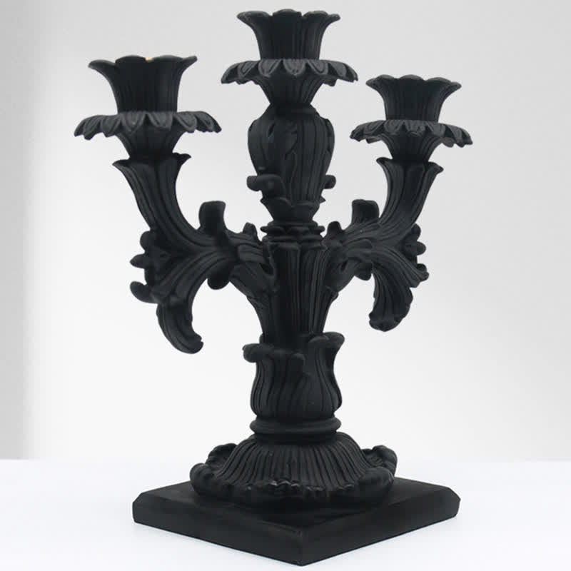 Retro Black Candlestick Ornament - image 4