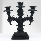 Retro Black Candlestick Ornament - 9.84"L x 4.92"W x 10.23"H - image 0