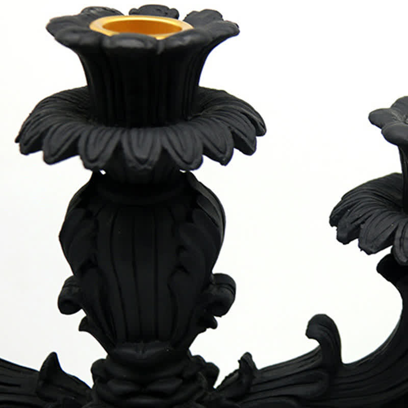 Retro Black Candlestick Ornament - image 6