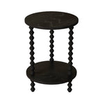 Medieval Solid Wood Round Side Table - image 1