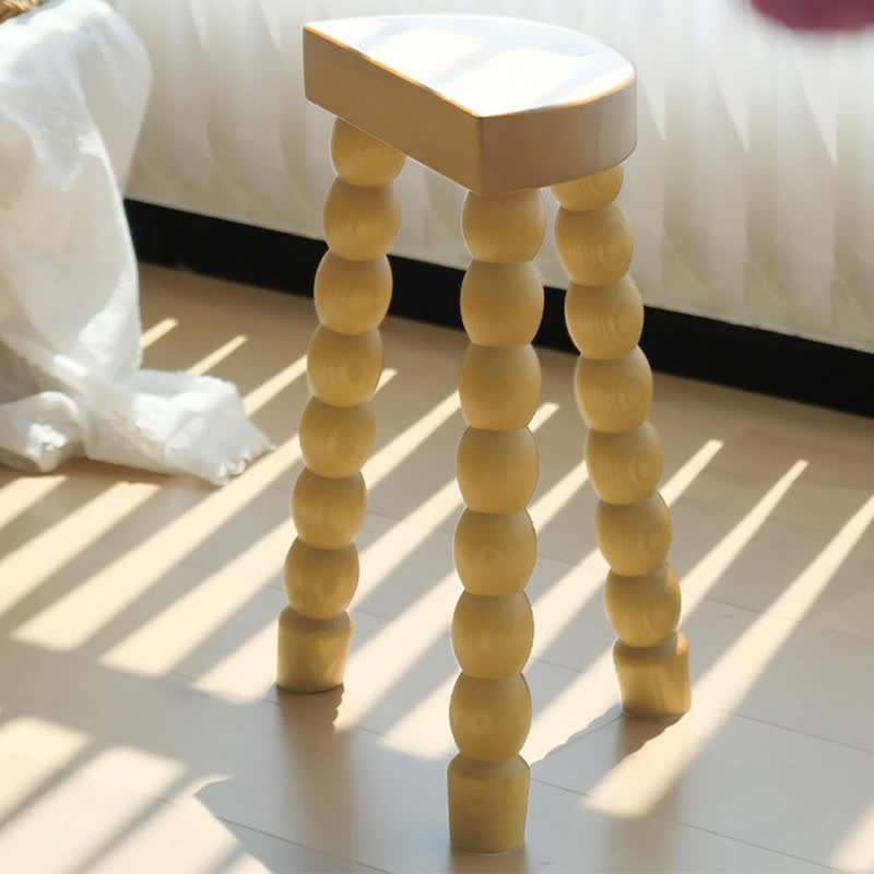 Retro Solid Wood Small Narrow Side Table