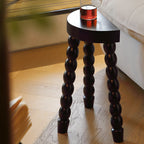 Retro Solid Wood Small Narrow Side Table - image 3