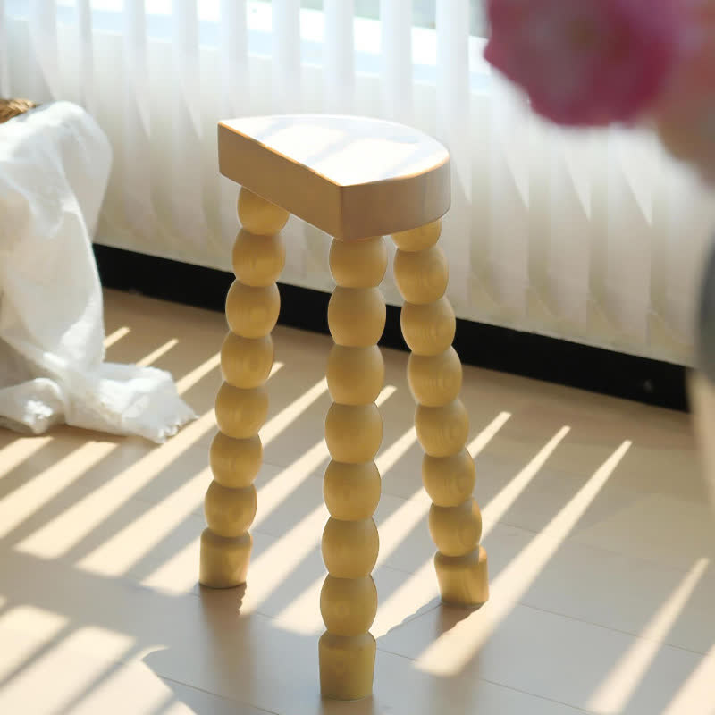 Retro Solid Wood Small Narrow Side Table