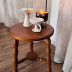 Rustic Solid Wood Accent Table Side Table - image 5