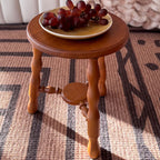 Rustic Solid Wood Accent Table Side Table - image 2