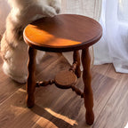 Rustic Solid Wood Accent Table Side Table - image 7