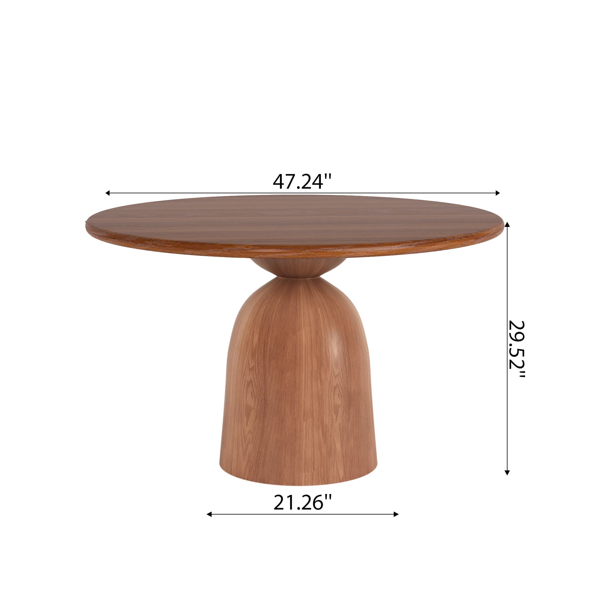 5-piece Round Sintered Stone Dining Table With Black Leather Dining Chairs - image 7