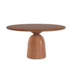 5-piece Round Sintered Stone Dining Table With Black Leather Dining Chairs - image 1