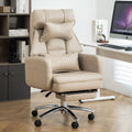 Swivel Ergonomic Office Chair - Beige - 29.92"W x 25.19"L x 42.52"H - image 0