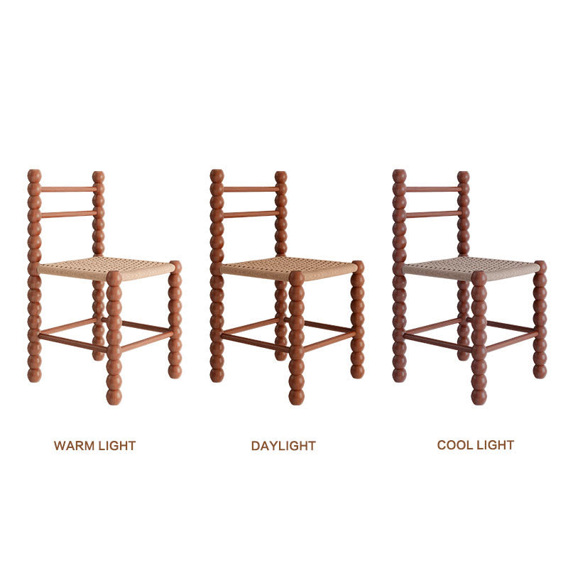 Dining Room Rattan Gourd Legs Chairs - image 12