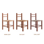 Dining Room Rattan Gourd Legs Chairs - image 12