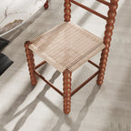 Dining Room Rattan Gourd Legs Chairs - image 5