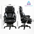 Leather Reclining Comfortable Office Chair - image 6
