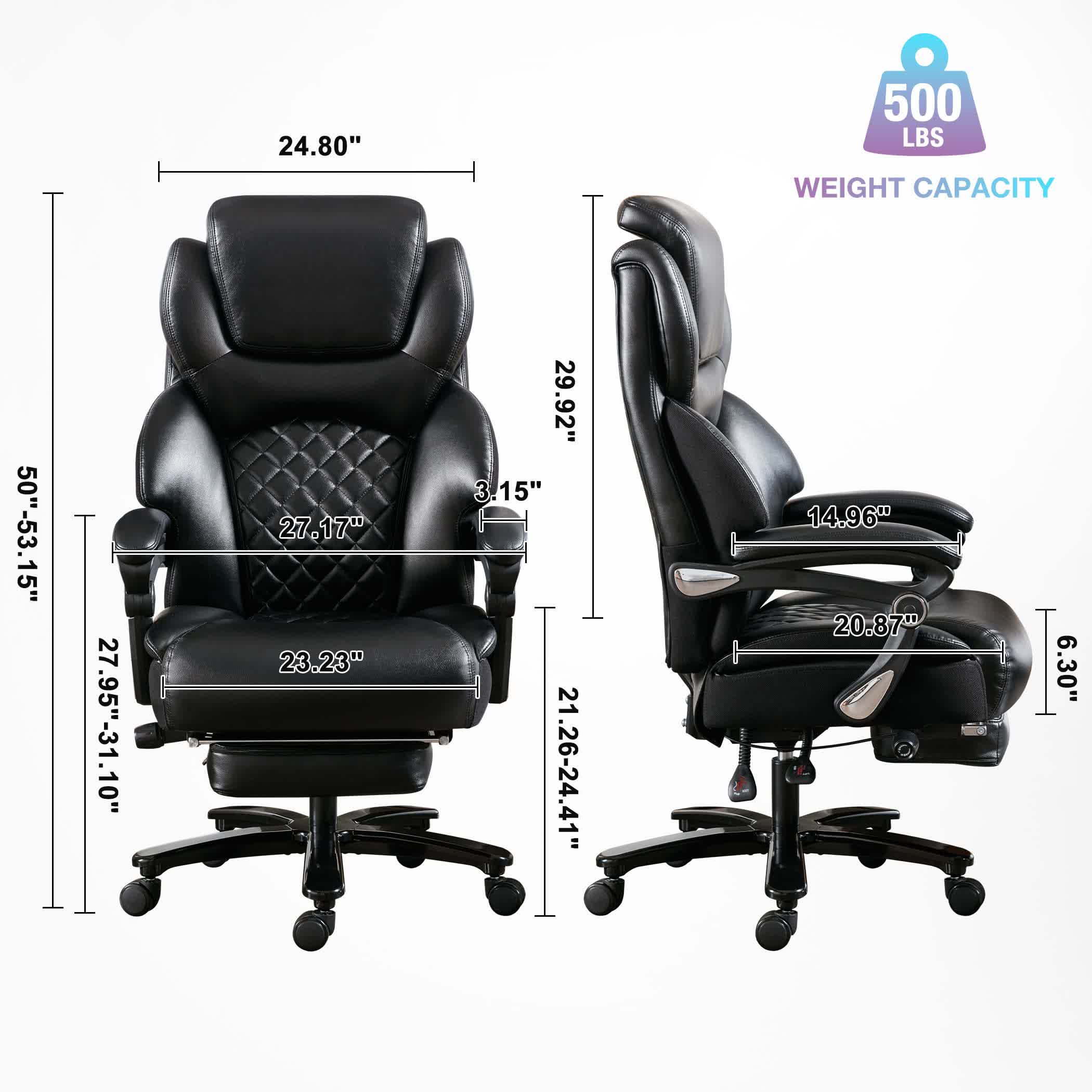 Leather Reclining Comfortable Office Chair