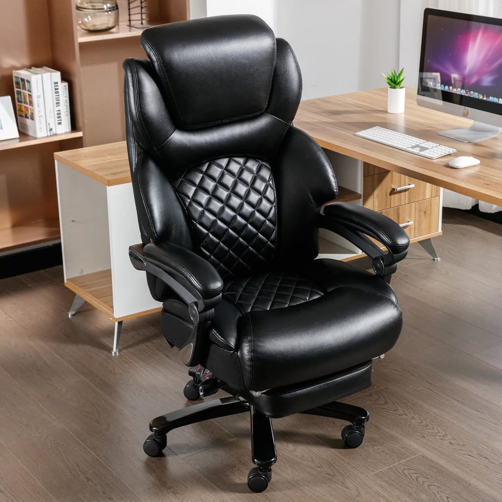 Leather Reclining Comfortable Office Chair