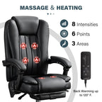 Leather Reclining Massage Office Chair  - image 5
