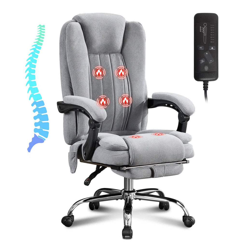 Leather Reclining Massage Office Chair